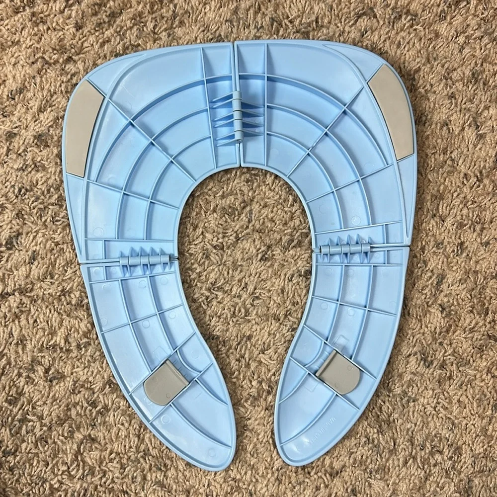 Travel Toddler Toilet Seat - Panda Bear, Blue